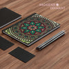 Broderie Diamant Agenda Mandala vert