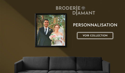 Broderie diamant Personnalisée