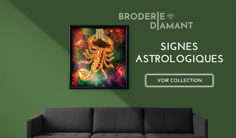 Broderie diamant Signes Astrologiques