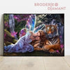 broderie diamant elfe et tigre