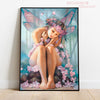 diamond painting fée assise
