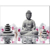 broderie diamant bouddha en méditation