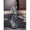 broderie diamant chat tigre
