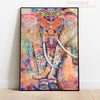 diamond painting elephant multicolore