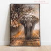 Broderie diamant elephant au soleil