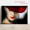 Broderie diamant femme elegante