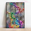 diamond painting guitare et papillons