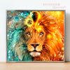 broderie diamant signe du lion