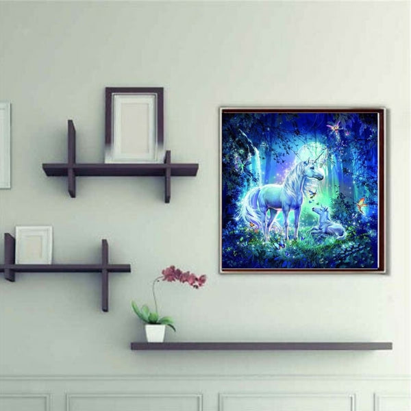 peinture diamant licorne