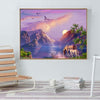 peinture diamant montagne