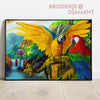 diamond painting perroquets