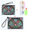 Pochette Broderie diamant Coq
