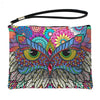 Pochette Broderie diamant Hibou