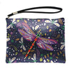 Pochette Broderie diamant Libellule