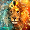 broderie diamant astrologie  lion