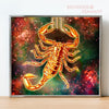 broderie diamant signe astrologique scorpion