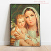 broderie diamant portrait vierge marie